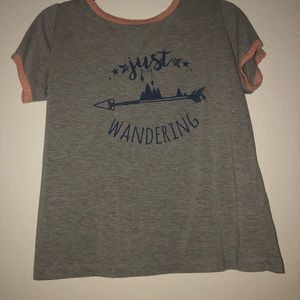 Grey casual t shirt
